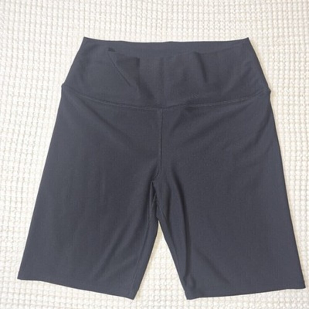 SAGE Collective High Waist Biker Shorts Women’s Black Stretch Athleisure